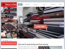 Tablet Screenshot of beckandorr.com